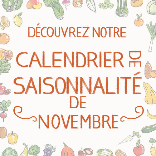 Fruits & légumes : le calendrier de saisonnalité de Novembre 2020, selon Biocoop