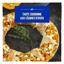 TARTE COURONNE AUX LEGUMES D'HIVER